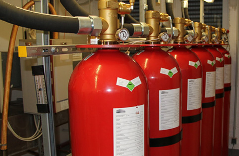 Sistema de extinción por agentes limpios NFPA 2001